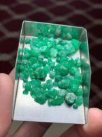 45.05 Carat Swat Valley Emerald Rough Lot – Natural Compact Formation - Image 6
