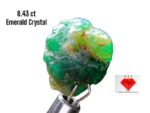 8.43-Carat Swat Emerald Crystal: Raw Gemstone