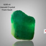 6.85 ct Swat Emerald Crystal – 12.75 × 10.88 × 6.27 mm of Untouched Himalayan Beauty