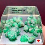Green Legacy: 36.20 ct Swat Emerald Rough (13.49 × 9.25 × 4.59 mm)