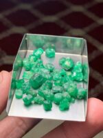 43.95 ct Emerald Rough Lot Swat – Thick Natural Crystals with Vibrant Green - Image 2