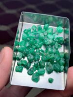 55.30ct Swat Emerald Rough Gemstone: Uncut Crystal - Image 12