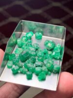 43.95 ct Emerald Rough Lot Swat – Thick Natural Crystals with Vibrant Green - Image 5