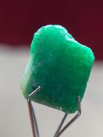 6.85 ct Swat Emerald Crystal – 12.75 × 10.88 × 6.27 mm of Untouched Himalayan Beauty - Image 5