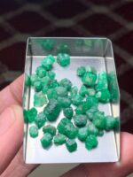 43.95 ct Emerald Rough Lot Swat – Thick Natural Crystals with Vibrant Green - Image 9