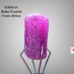 Unveiling the Potential of a 5.650ct African Ruby Crystal: 11.76 x 6.56 x 5.62mm