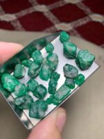 108.25 Carat Swat Emerald Rough Lot – A Bold Expression of Nature’s Power - Image 14