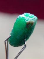6.85 ct Swat Emerald Crystal – 12.75 × 10.88 × 6.27 mm of Untouched Himalayan Beauty - Image 6