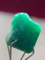 6.85 ct Swat Emerald Crystal – 12.75 × 10.88 × 6.27 mm of Untouched Himalayan Beauty - Image 7