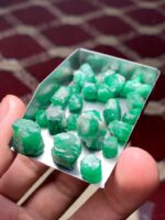 108.25 Carat Swat Emerald Rough Lot – A Bold Expression of Nature’s Power - Image 7