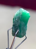 6.85 ct Swat Emerald Crystal – 12.75 × 10.88 × 6.27 mm of Untouched Himalayan Beauty - Image 8
