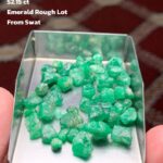 52.15 ct Emerald Rough Lot Swat – Thick, Naturally Formed