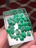 52.15 ct Emerald Rough Lot Swat – Thick, Naturally Formed - Image 12