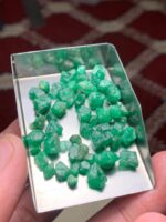 52.15 ct Emerald Rough Lot Swat – Thick, Naturally Formed - Image 8
