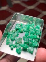 52.15 ct Emerald Rough Lot Swat – Thick, Naturally Formed - Image 9