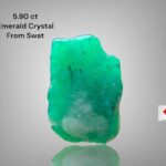 5.90 ct Swat Emerald Crystal – A 15.25 × 10.18 × 5.90 mm Natural Green Marvel