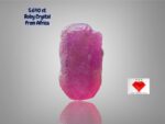 5.640 ct Natural African Ruby Crystal (10.69 × 6.21 × 5.83 mm) – Raw Red Energy