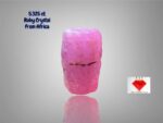 Exploring the Beauty of a 5.325ct African Ruby Crystal: 10.53 x 6.52 x 5.61mm