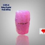 Exploring the Beauty of a 5.325ct African Ruby Crystal: 10.53 x 6.52 x 5.61mm