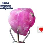 9.345ct Afghan Ruby Crystal – Untreated, Rich Red Gemstone