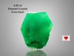 Natural 4.85 Carat Emerald Crystal from Swat, Pakistan
