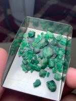 Radiant 34.94 ct Swat Emerald Rough – A Natural Jewel of the Mountains - Image 9