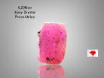 5.220ct Natural Ruby Crystal from Africa – Untreated (9.49 × 6.88 × 5.98 mm)