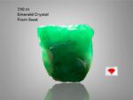 Majestic 7.10ct Swat Emerald Crystal – A Rare Natural Gem from Pakistan's Gemstone Capital
