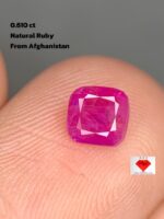 Afghan Ruby: 0.610ct Faceted Gemstone, Natural Beauty