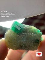 62.55 Carat Emerald Specimen from Swat Valley, Pakistan