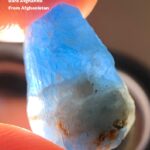 10.60ct Afghanite Crystal – Rare Blue Gemstone, Afghanistan Origin