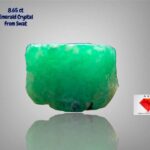 8.65ct Swat Emerald Crystal – Natural Untreated Gem (10.75×10.48×7.66 mm)