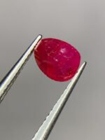 Afghan Ruby Gemstone: 0.955ct Faceted Red Corundum Collector's Stone - Image 4
