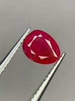 Afghan Ruby Gemstone: 0.955ct Faceted Red Corundum Collector's Stone - Image 5