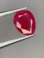 Afghan Ruby Gemstone: 0.955ct Faceted Red Corundum Collector's Stone - Image 7