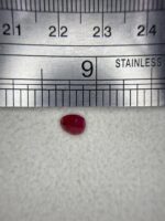 Afghan Ruby Gemstone: 0.955ct Faceted Red Corundum Collector's Stone - Image 8