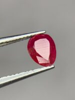 Afghan Ruby Gemstone: 0.955ct Faceted Red Corundum Collector's Stone - Image 9