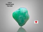 6.45 ct Swat Emerald Crystal – Small Natural Gem with Vibrant Hue