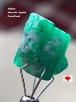11.76 ct Swat Emerald Crystal – Striking Form and Vibrant Green