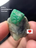 42.50 Carat Emerald Specimen from Swat Valley, Pakistan