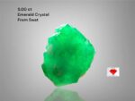 Striking Green: A 5.00 ct Emerald Crystal from Swat, Pakistan