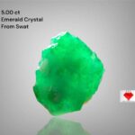 Striking Green: A 5.00 ct Emerald Crystal from Swat, Pakistan