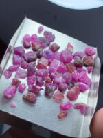 44.75ct Afghan Ruby Rough Lot – Natural Untreated Stones (7.96 × 6.61 × 2.96 mm) - Image 3
