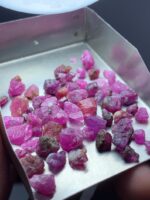 44.75ct Afghan Ruby Rough Lot – Natural Untreated Stones (7.96 × 6.61 × 2.96 mm) - Image 4