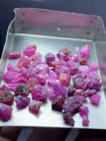 44.75ct Afghan Ruby Rough Lot – Natural Untreated Stones (7.96 × 6.61 × 2.96 mm) - Image 5