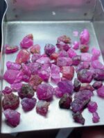 44.75ct Afghan Ruby Rough Lot – Natural Untreated Stones (7.96 × 6.61 × 2.96 mm) - Image 6