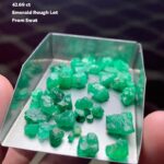 A Statement in Green: 42.69 Carat Swat Emerald Rough Lot