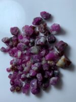 179.40ct Ruby Rough Lot from Afghanistan – Natural Uncut Red Gems (13x9x6mm Avg.) - Image 3