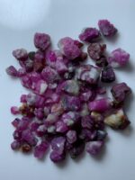 179.40ct Ruby Rough Lot from Afghanistan – Natural Uncut Red Gems (13x9x6mm Avg.) - Image 4