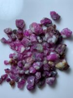 179.40ct Ruby Rough Lot from Afghanistan – Natural Uncut Red Gems (13x9x6mm Avg.) - Image 6